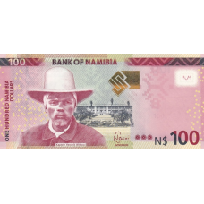 P14b Namibia - 100 Dollars Year 2018